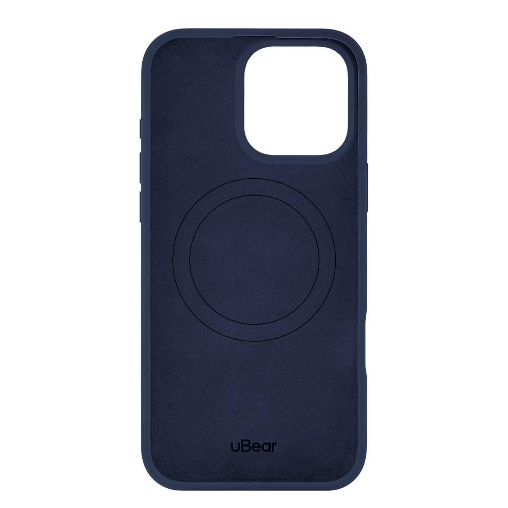 Чехол защитный uBear Touch Mag Case iPhone 16 Pro Max, софт-тач, темно-синий